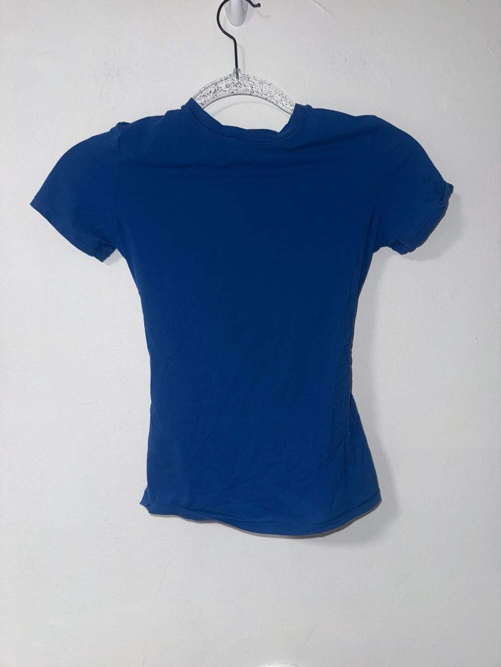 SKIMS Women's Blue Short Sleeve Scoop Neck T-Shirt Size XS